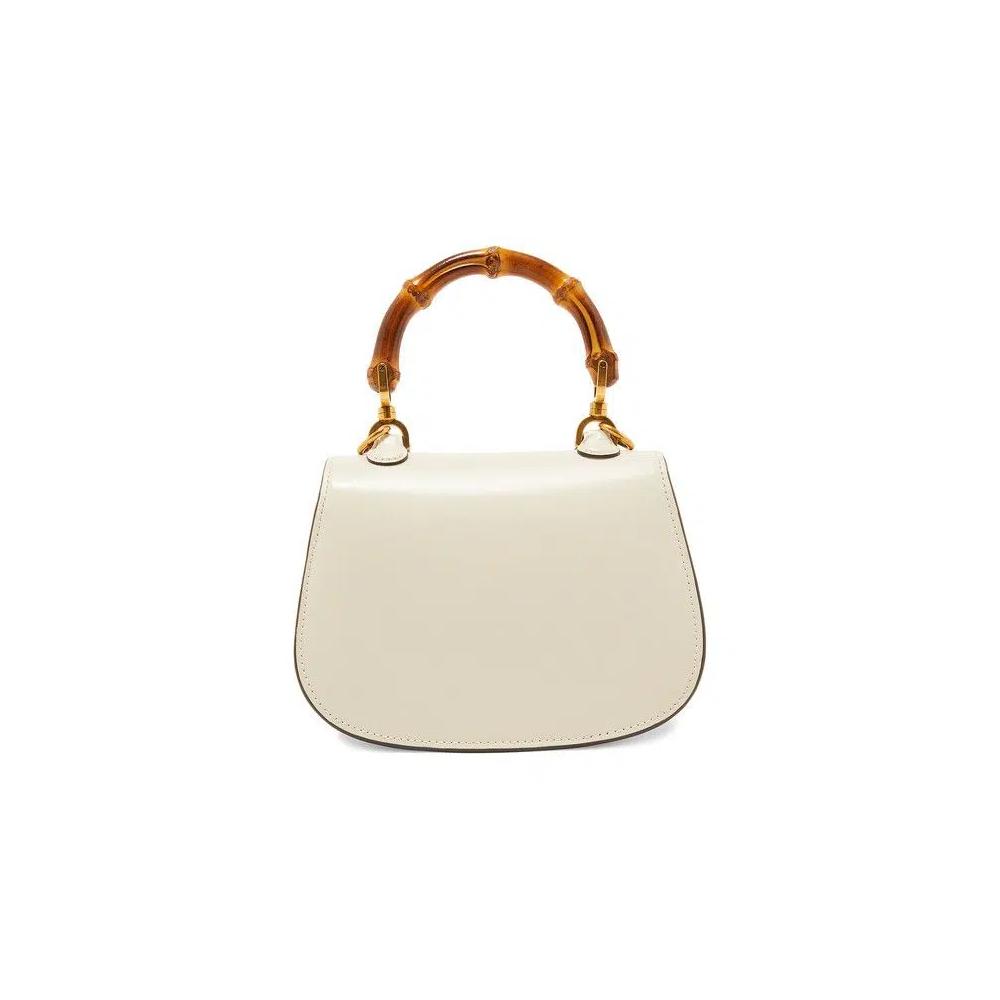 Сумки Top Handles Gucci Bamboo 1947 Mini Top Handle Bag «White» 2