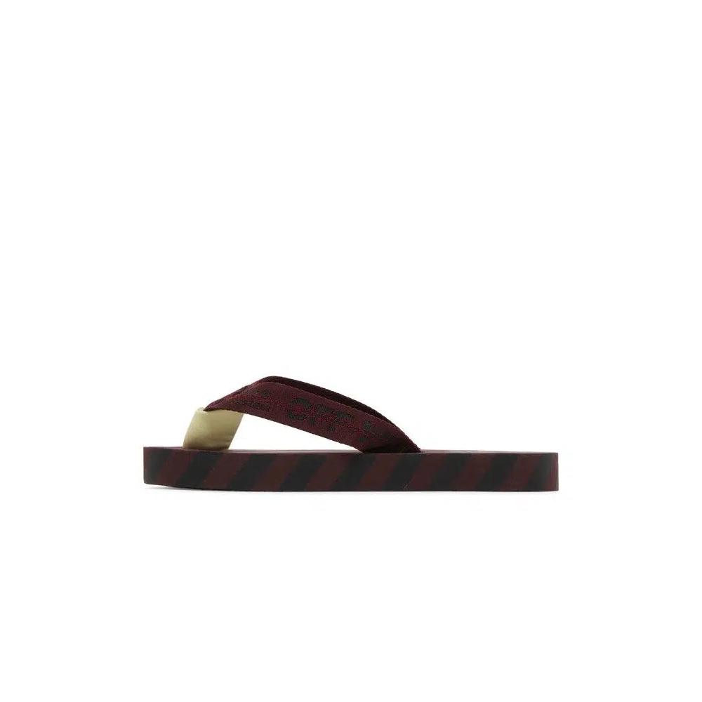 Слайды Off-White Flip Flops 'Graphic Print - Burgundy' 3