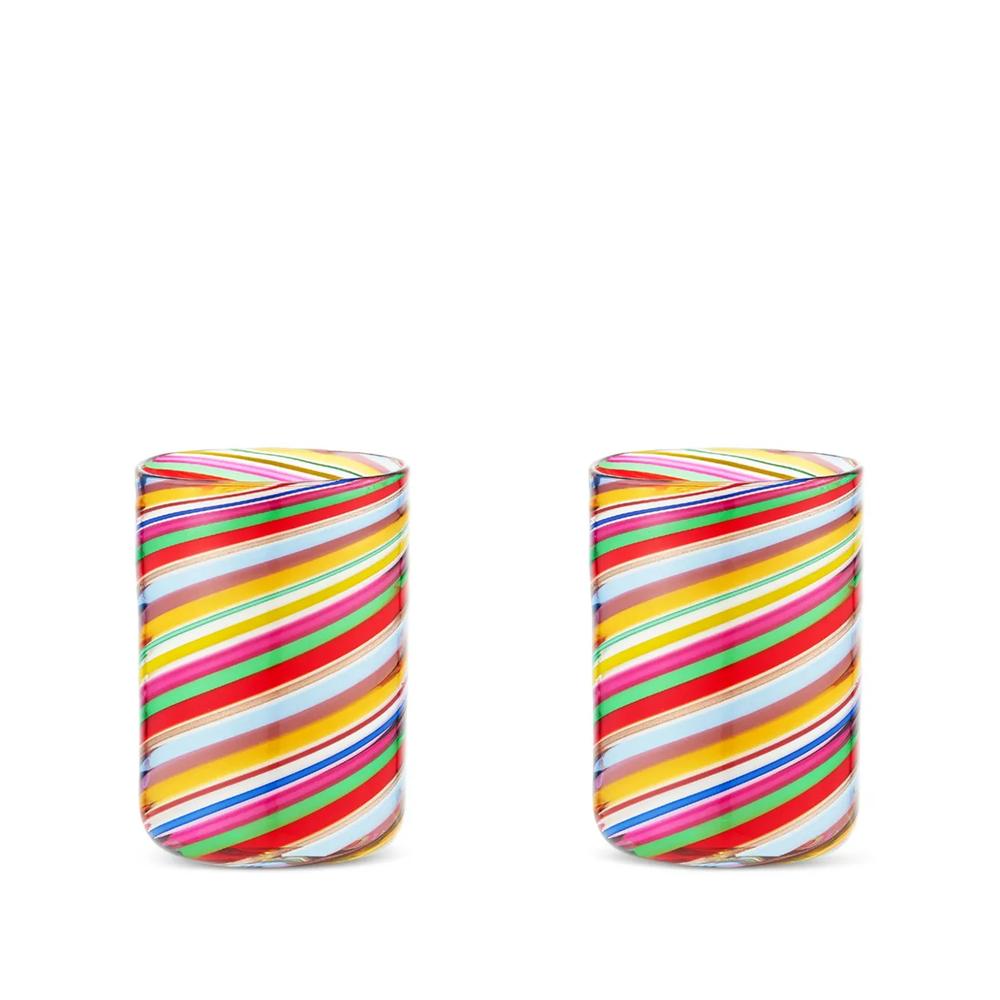 Набор из двух бокалов Rainbow Swirl 1