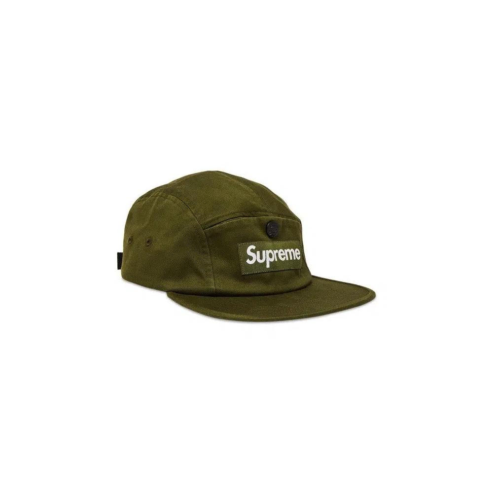 Кепка Supreme Snap Pocket Camp Cap 'Оливковый' 2