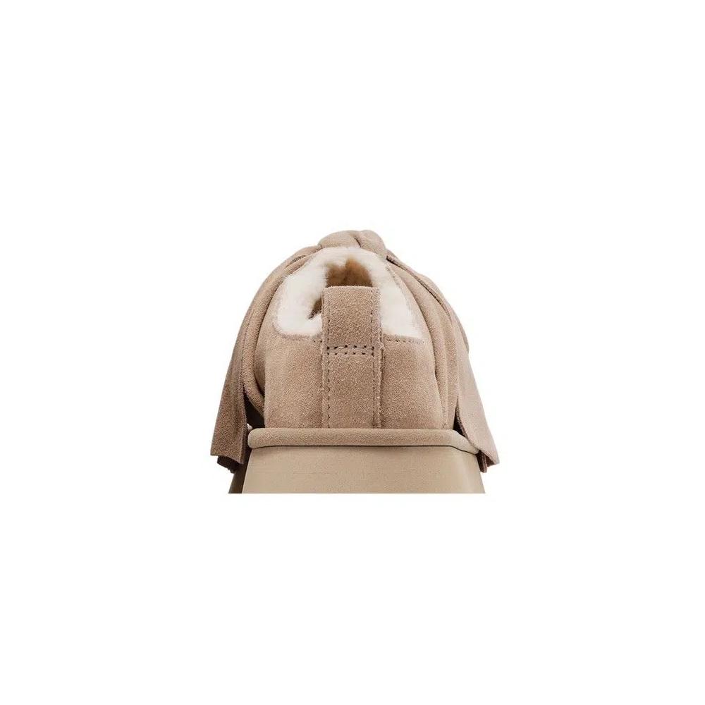 Тапочки UGG Wmns Platform Slip-On Bow Slipper «Sand» 7