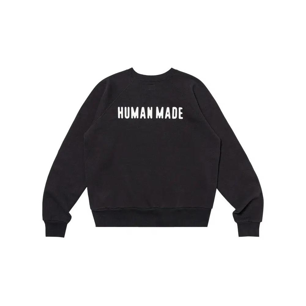 Круглые вырезы Human Made Sweatshirt 'Черный' 2