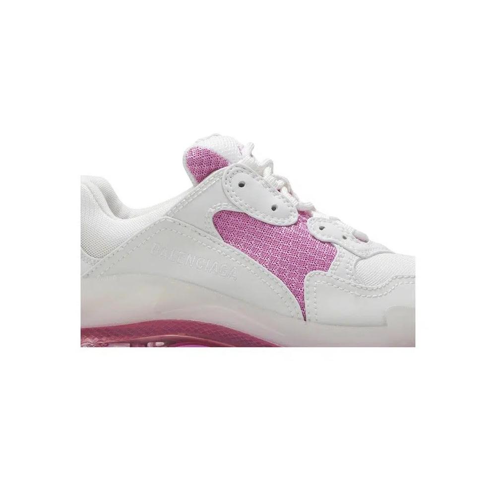 Кроссовки Balenciaga Женские Triple S Clear Sole Trainer 'Белый Розовый' 2