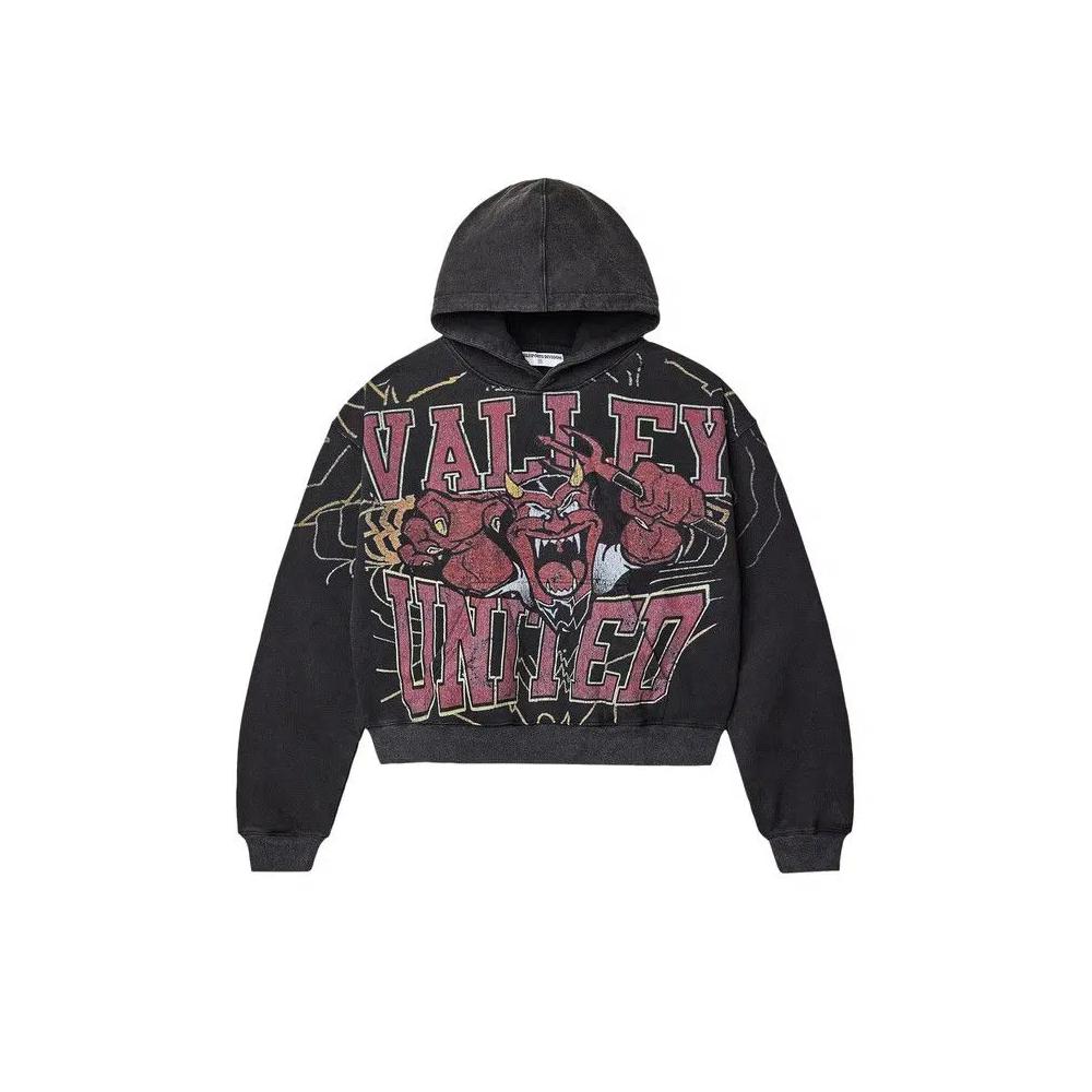 Худи Vale Forever Valley Mascot Pullover Hoodie 'Black/Red' 1