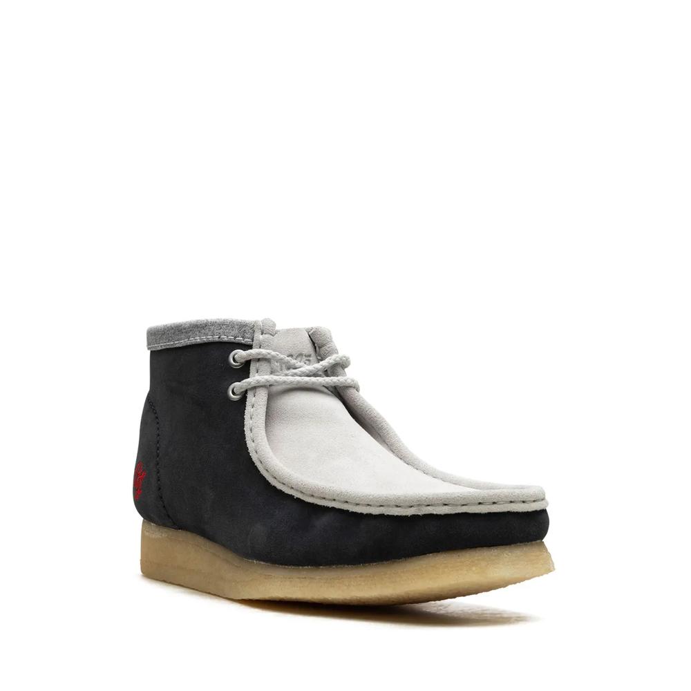 Ботинки Wallabee Navy/Grey 2