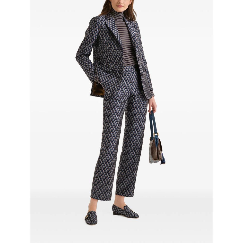 geometric-jacquard flared trousers 2