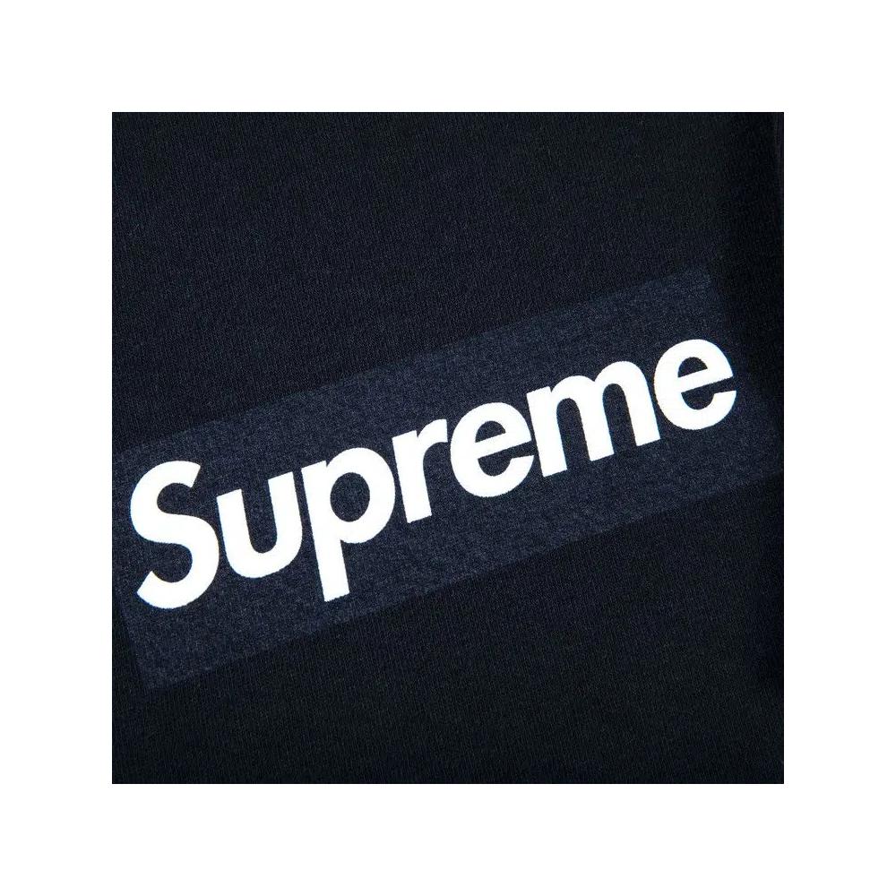 Футболки Supreme Box Logo Long-Sleeve Tee 'Navy' 2