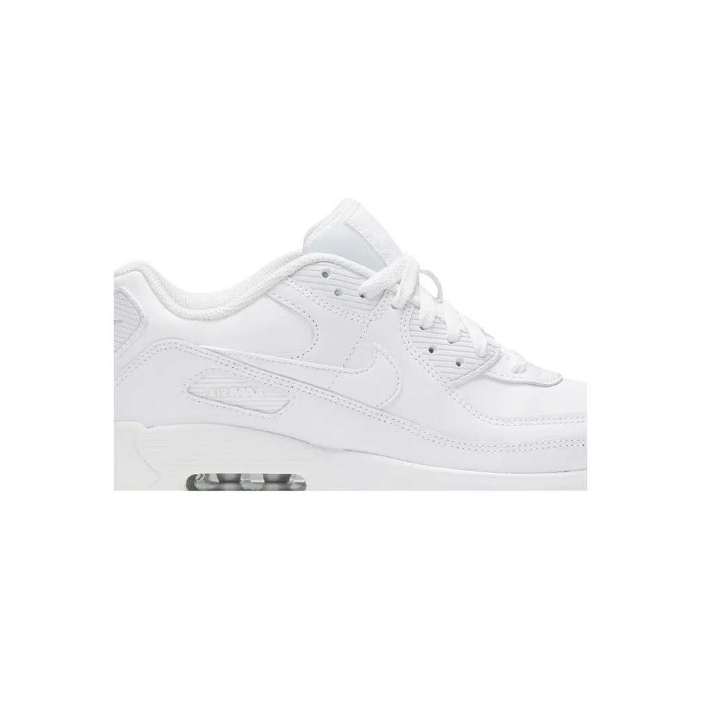 Кроссовки Nike Air Max 90 Leather GS 'White' 2
