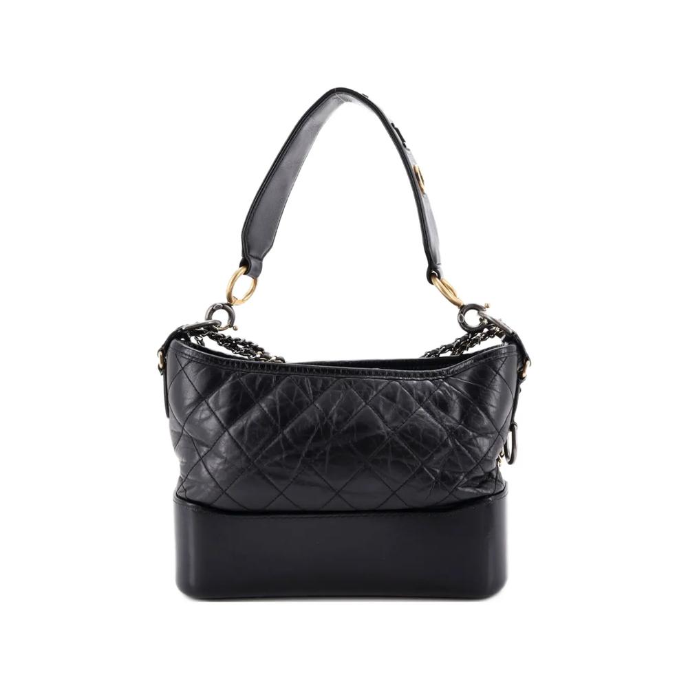 Сумка-хобо Gabrielle with Logo Handle Quilted Aged Calfskin Medium 2