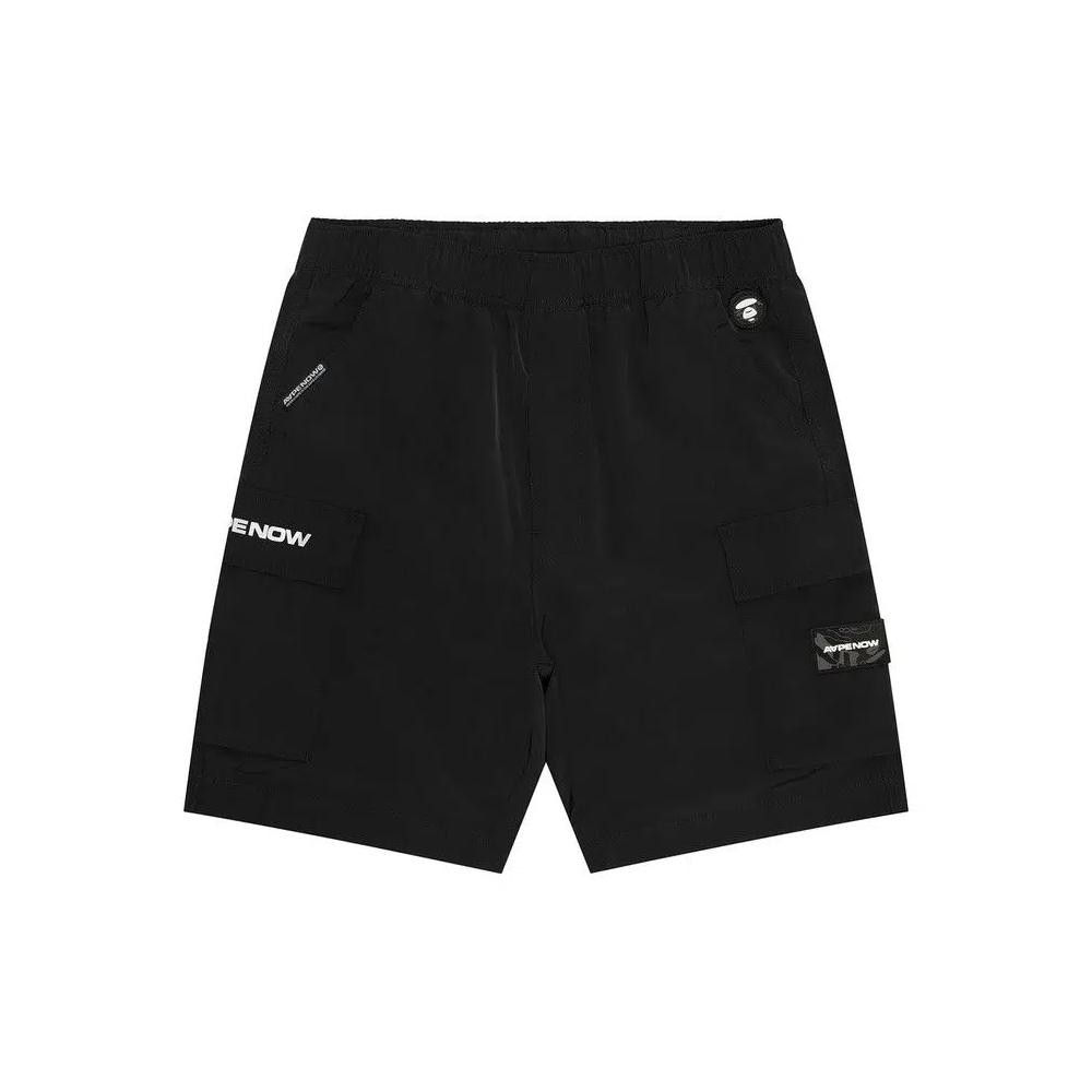 Шорты карго AAPE Now Moonface Logo 'Черный' 1