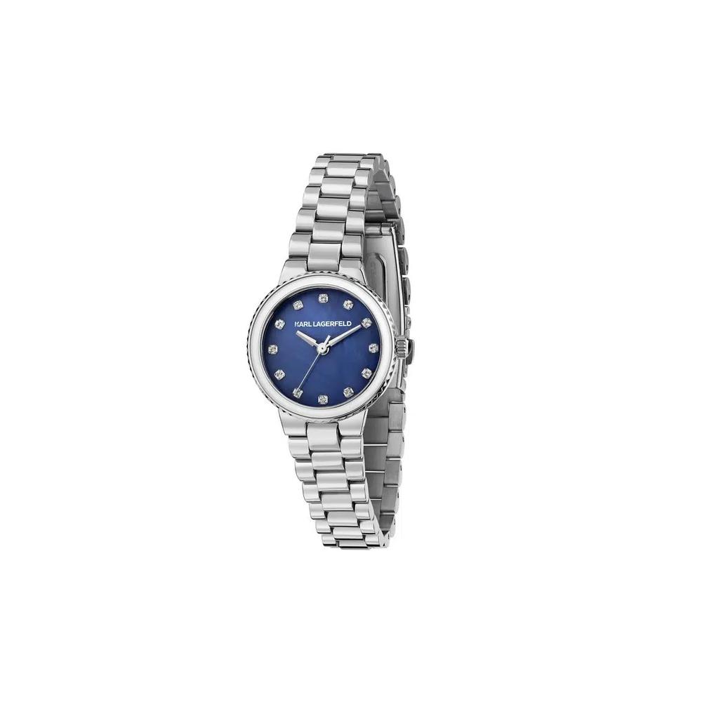 【Гарантия 2 года】KARL LAGERFELD Kaiser Collection 28mm женские синие кварцевые часы R0553104513 1