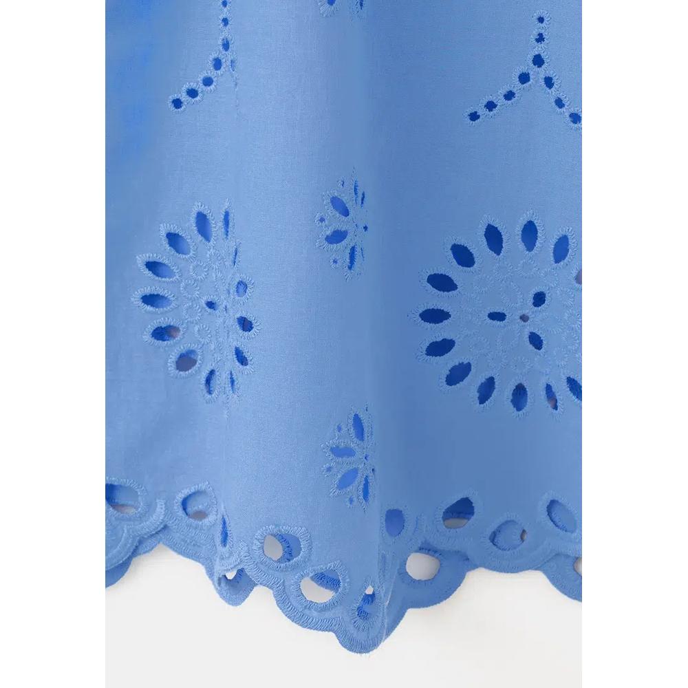 100% хлопковая блуза с вышивкой Broderie Anglaise 5