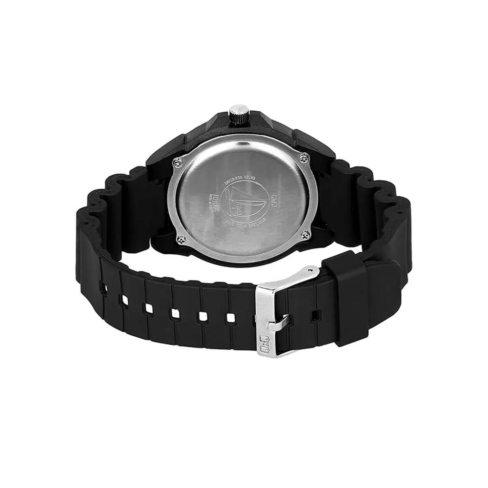 Наручные часы Citizen VS44J006Y, мужские, аналоговые, с черным резиновым ремешком 4