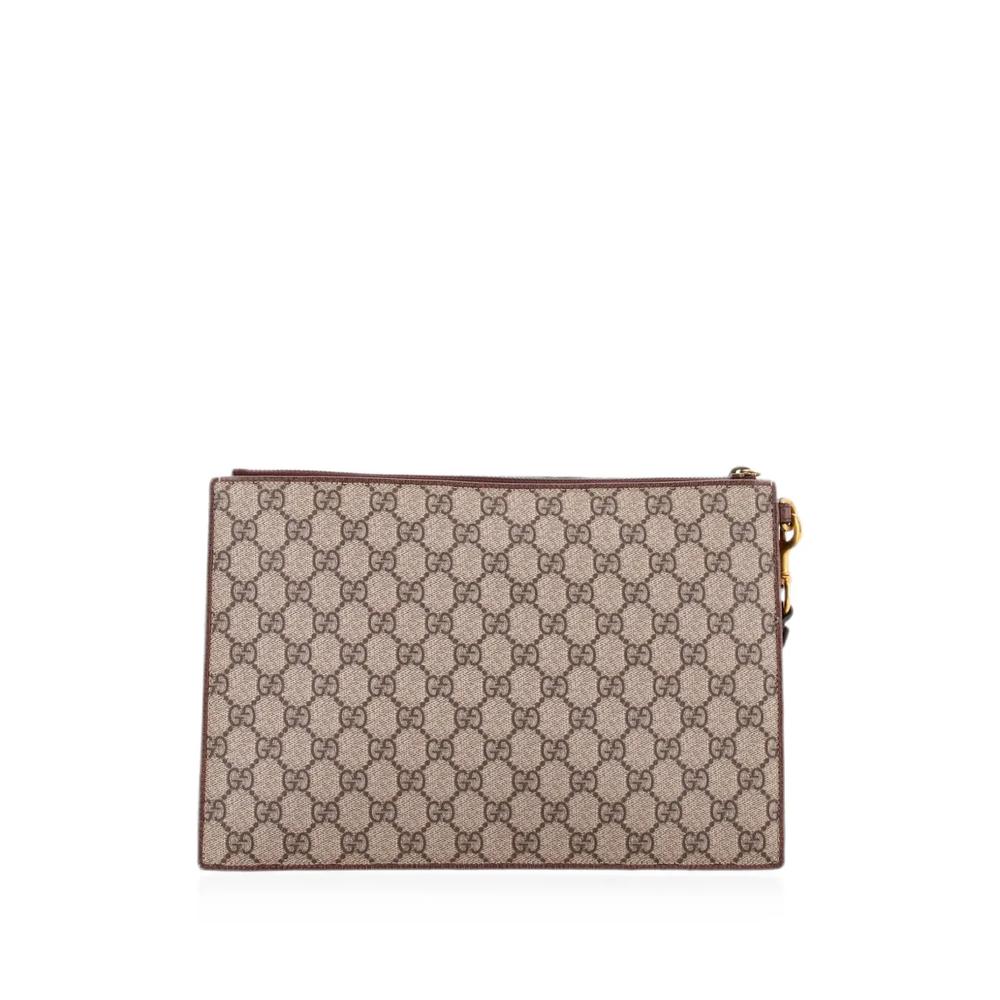 Клатч Courrier Pouch GG Coated Canvas with Applique 2