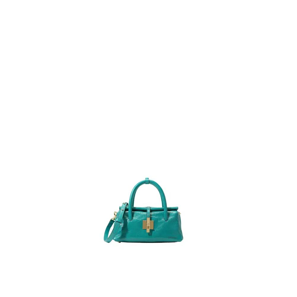 Мини-сумка SAOI Soft Structural Top Handle Bag - состаренный бирюзовый 1