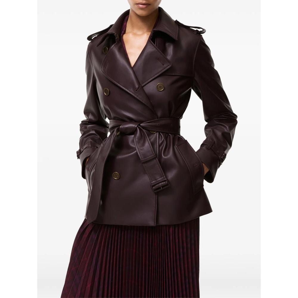 leather Kensington trench jacket 2