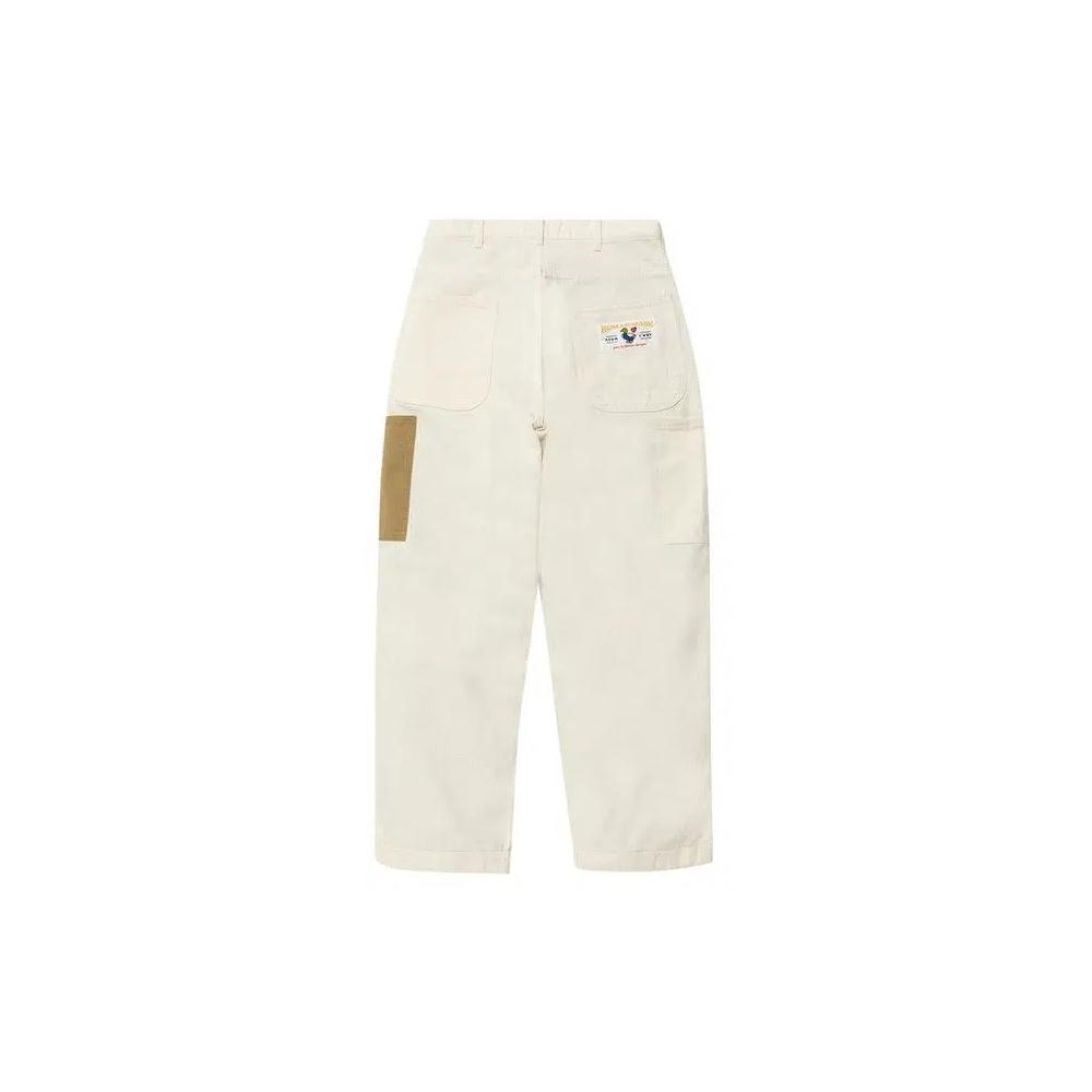 Human Made Herringbone Painter Pants 'Белый' 2