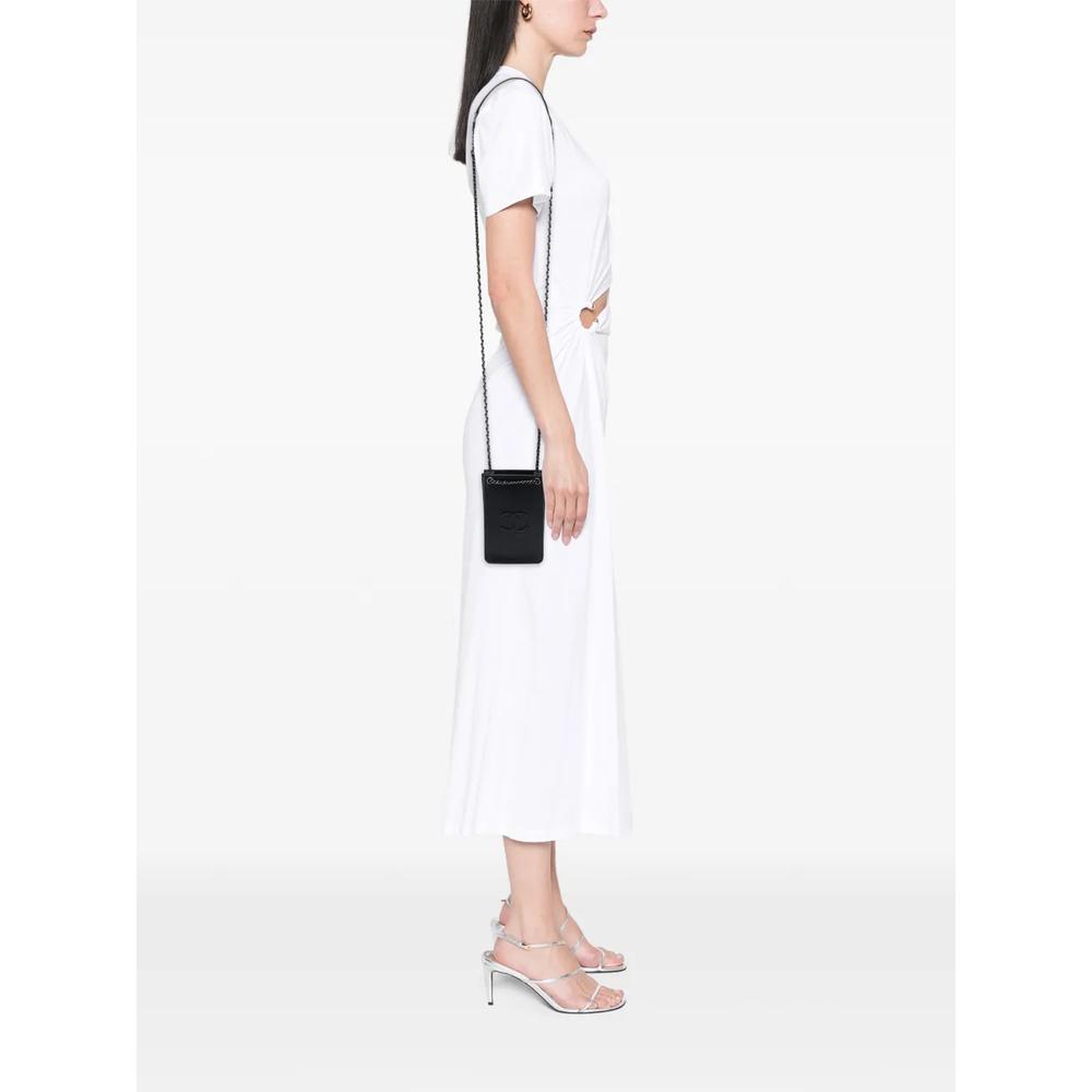 Сумка через плечо Calfskin Phone Holder с логотипом CC (2014 год) 2