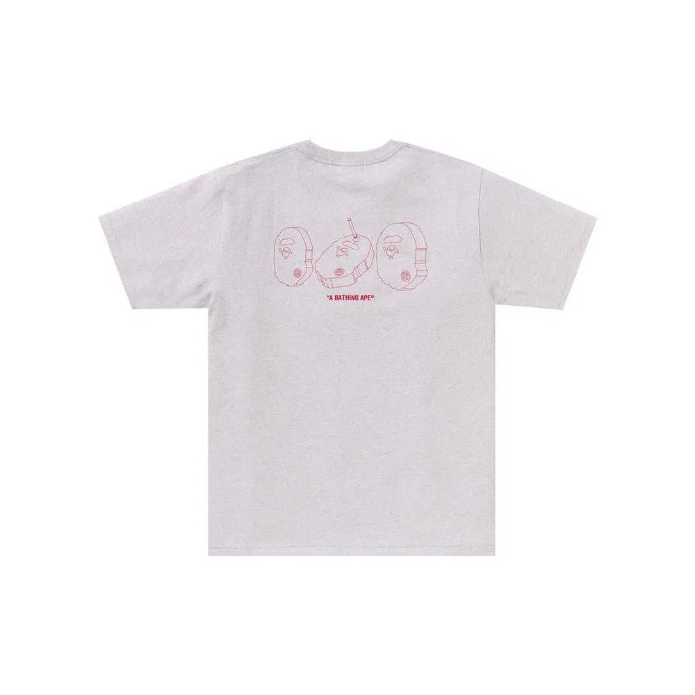 Футболка с коротким рукавом BAPE Shooting Gallery Tee 'Grey' 2