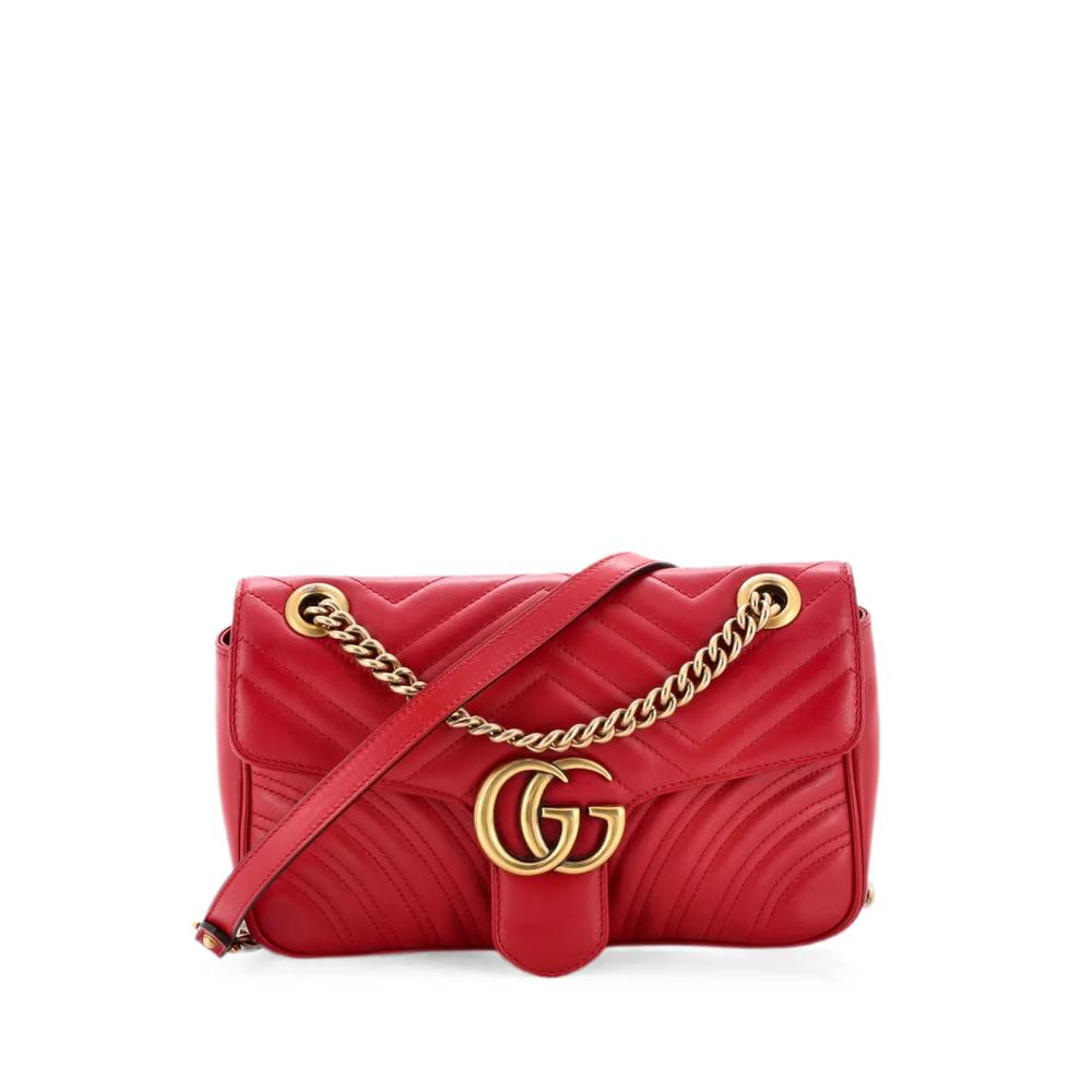 Сумка на плечо GG Marmont Flap Bag Matelasse Leather Medium 1