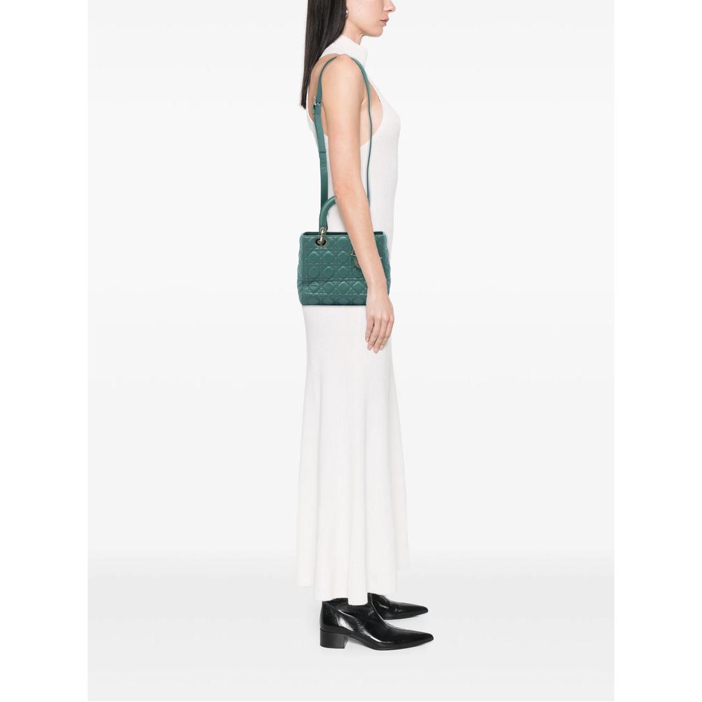 2019 Medium Lambskin Cannage Lady Dior satchel 2