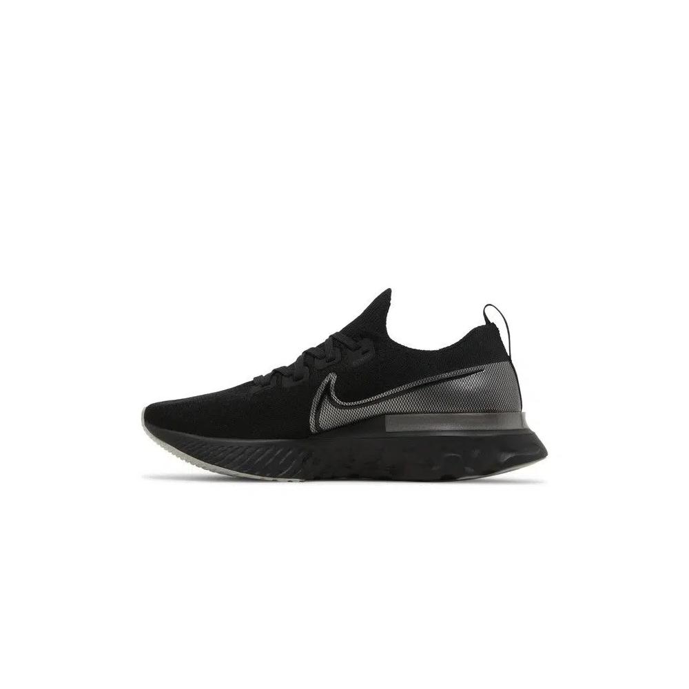 Кроссовки Nike React Infinity Run Flyknit 'Black Metallic Silver' 3
