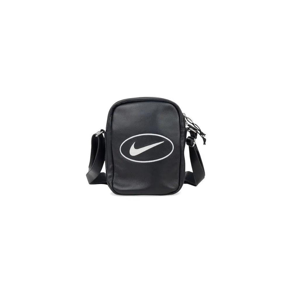 Сумки через плечо Nike Leather Shoulder Bag 'Black' 2
