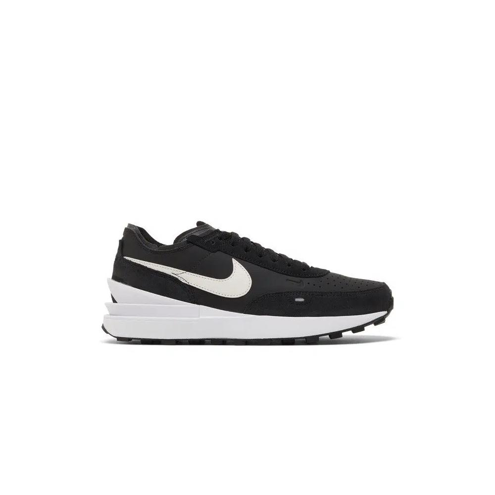 Кроссовки для бега в стиле лайфстайл Nike Waffle One Leather 'Black White' 1