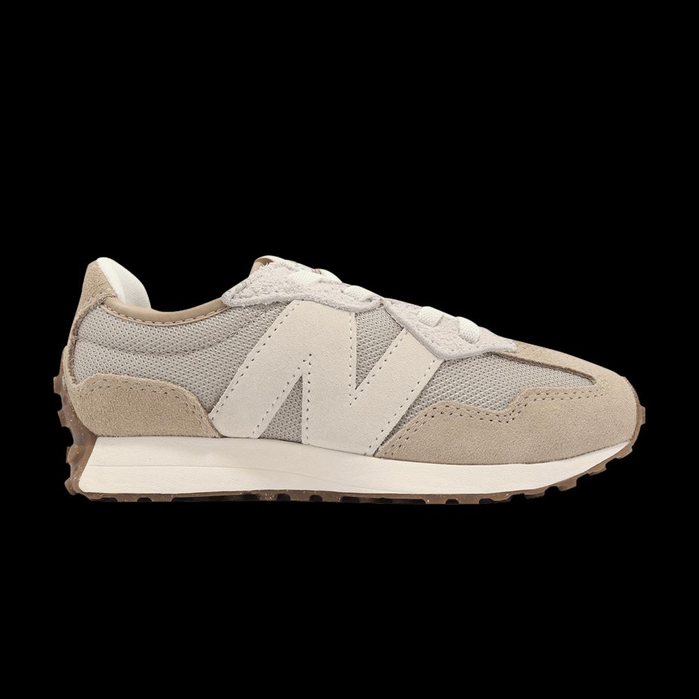 Кроссовки New Balance 327 Bungee Lace Little Kid Wide 'Moonbeam Macadamia Nut' 1