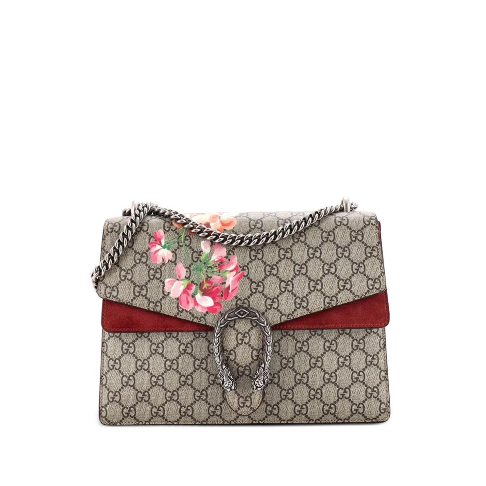 Сумка на плечо Dionysus Bag Blooms Print GG Coated Canvas Medium 1