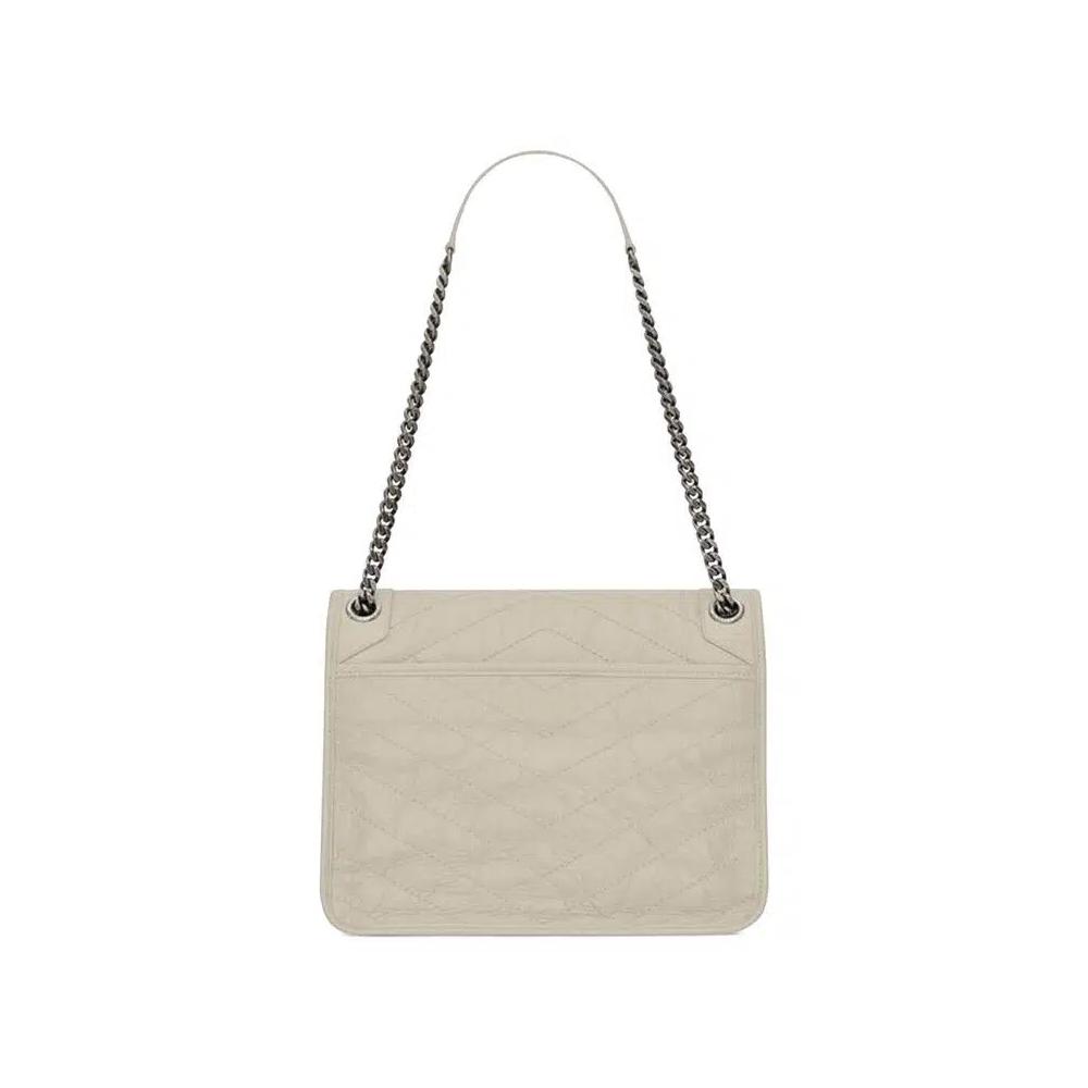 Сумки через плечо Saint Laurent Medium Niki Monogram Chain Bag 'Soft Cream' 2