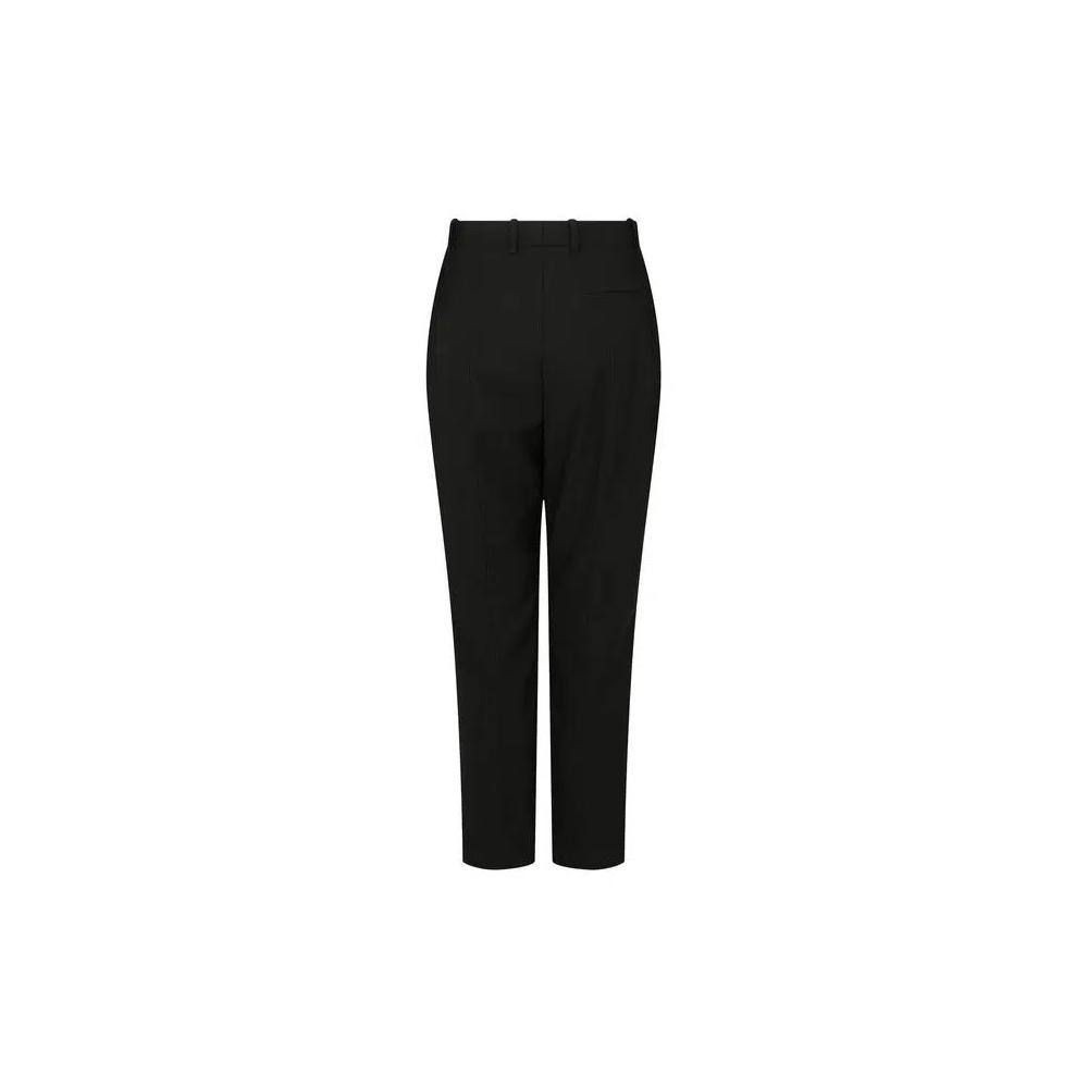 Alexander McQueen High-Waist Wool Pants 'Чёрный' 2