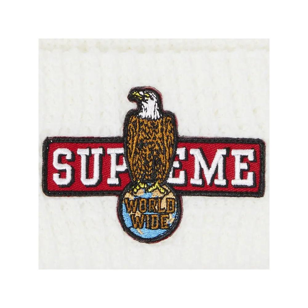 Шапки-бини Supreme Eagle Beanie 'White' 3
