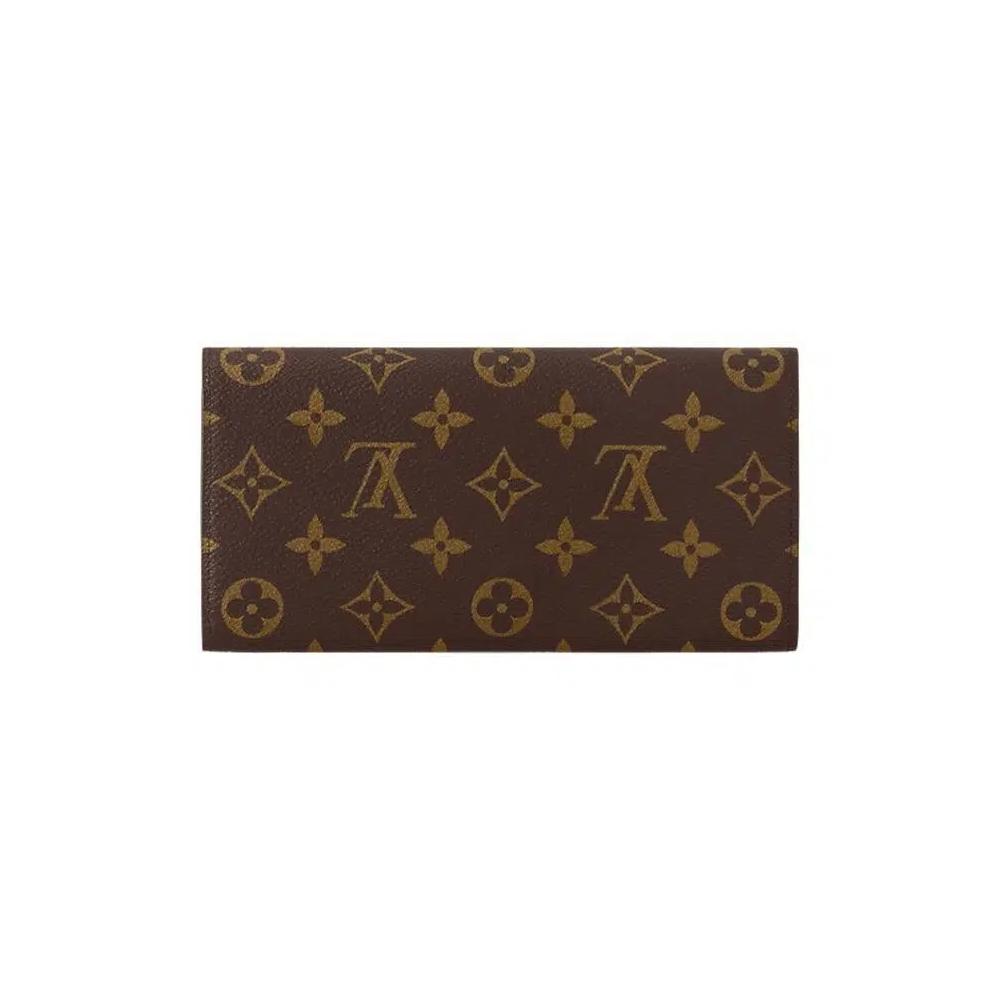 Кошельки Louis Vuitton Кошелек Emilie 'Коричневый монограммный канвас' 2
