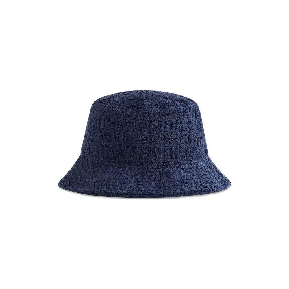 Панама Kith Classic Logo Towel Terry Dawson Bucket Hat «Ноктюрн» 2