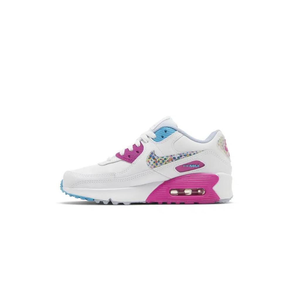 Кроссовки Nike Air Max 90 Leather SE GS Bright Colors! 3