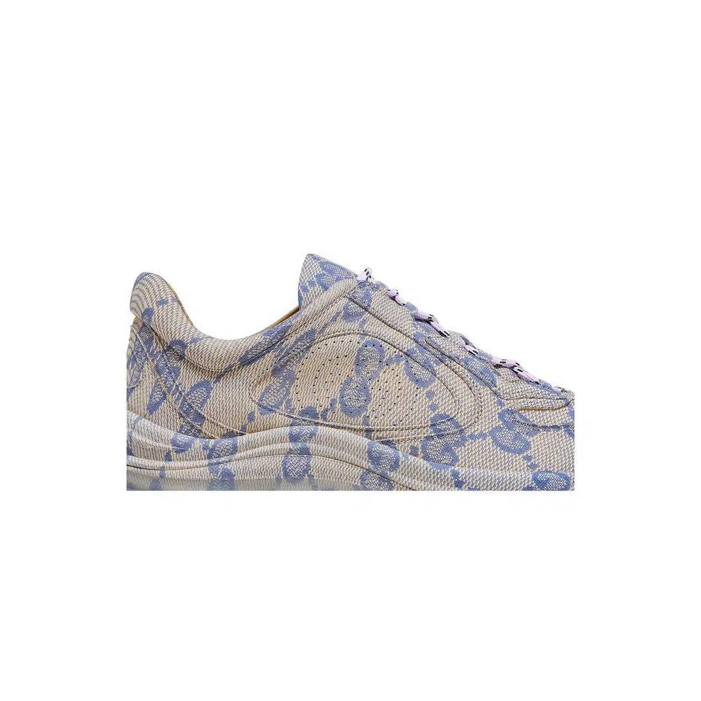 Кроссовки Gucci Wmns Run Sneaker 'Beige Blue Monogram' 2