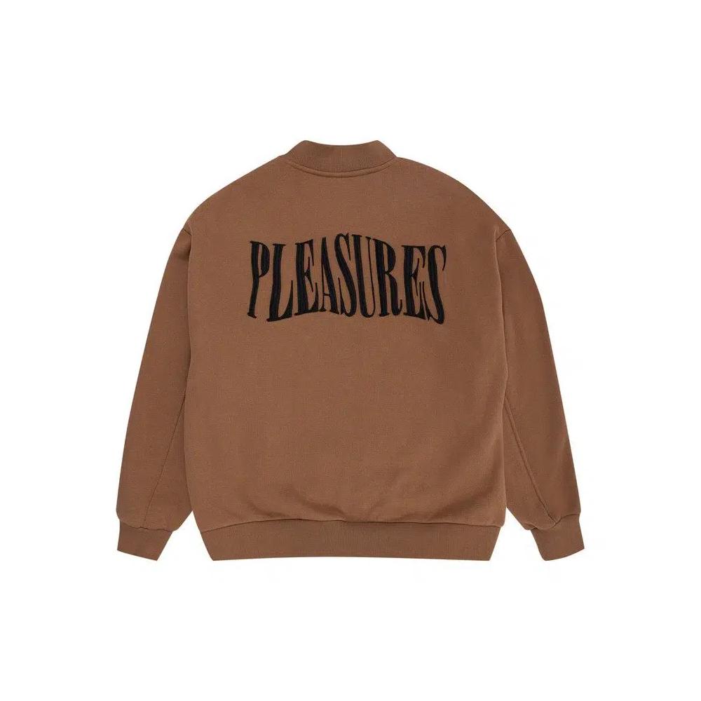 Полузастежки Pleasures Karat Quarter Zip Fleece 'Brown' 2