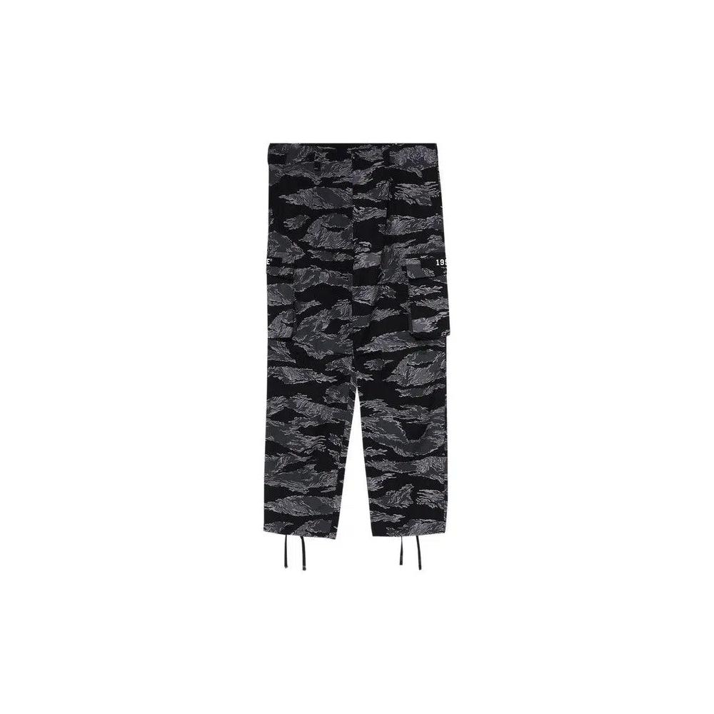 BAPE Tiger Camo Relaxed Fitilitary Pants 'Черный' 1