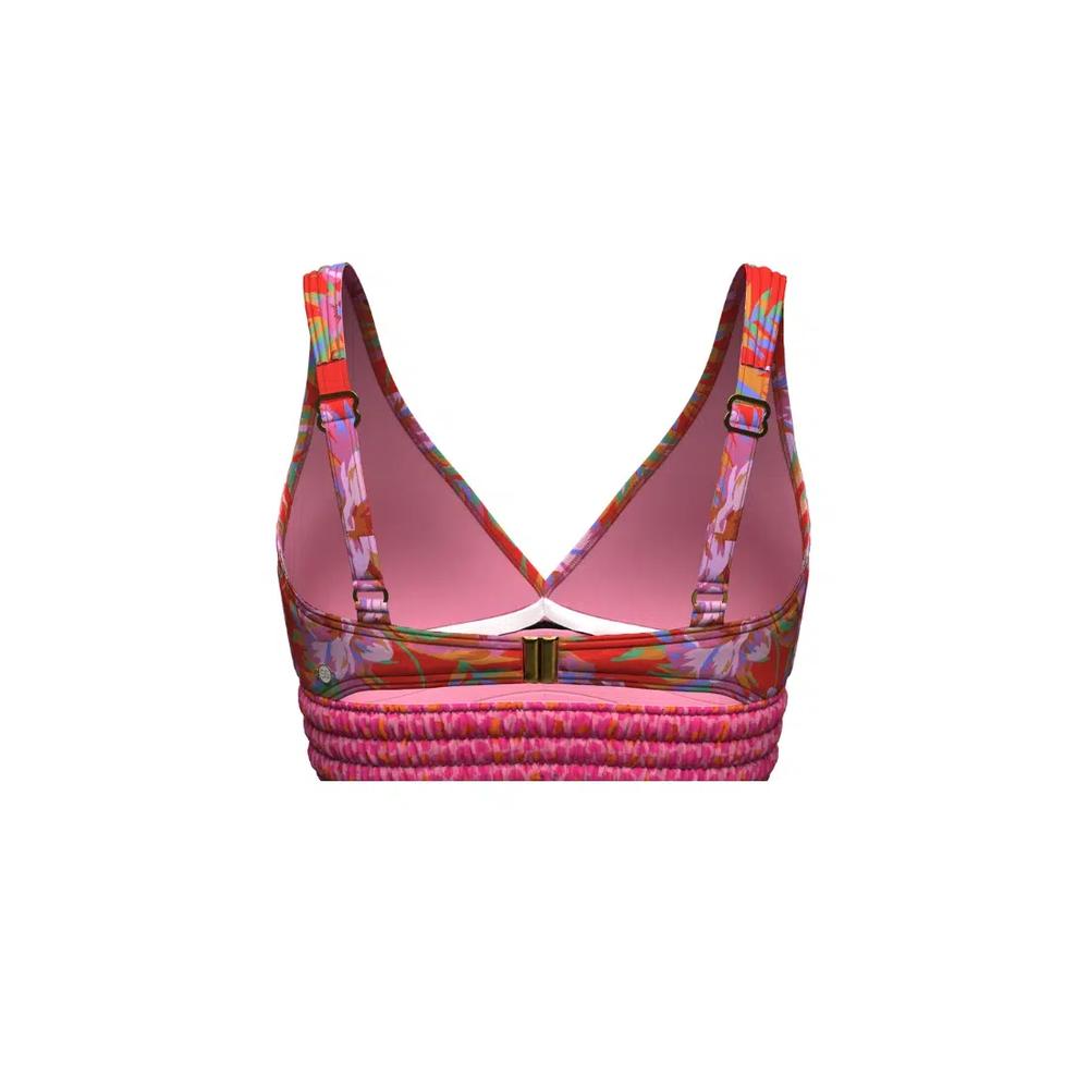 Топ бикини Joyful Florals Red Plus Cup с защипами 3