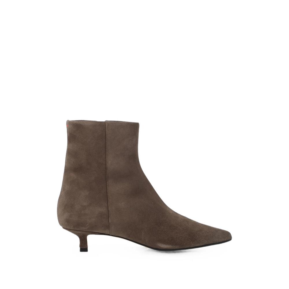 pointed-toe suede ankle boots 2