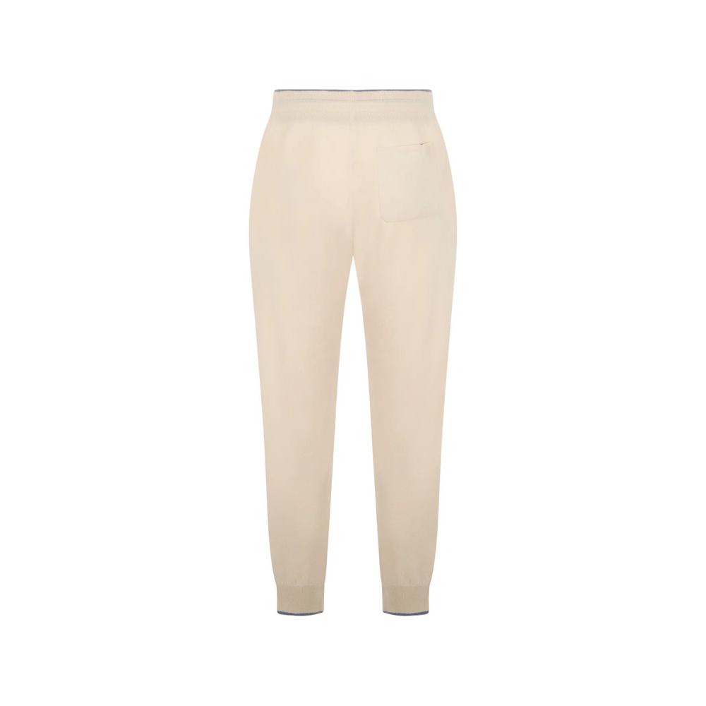 drawstring-waistband cashmere track pants 2