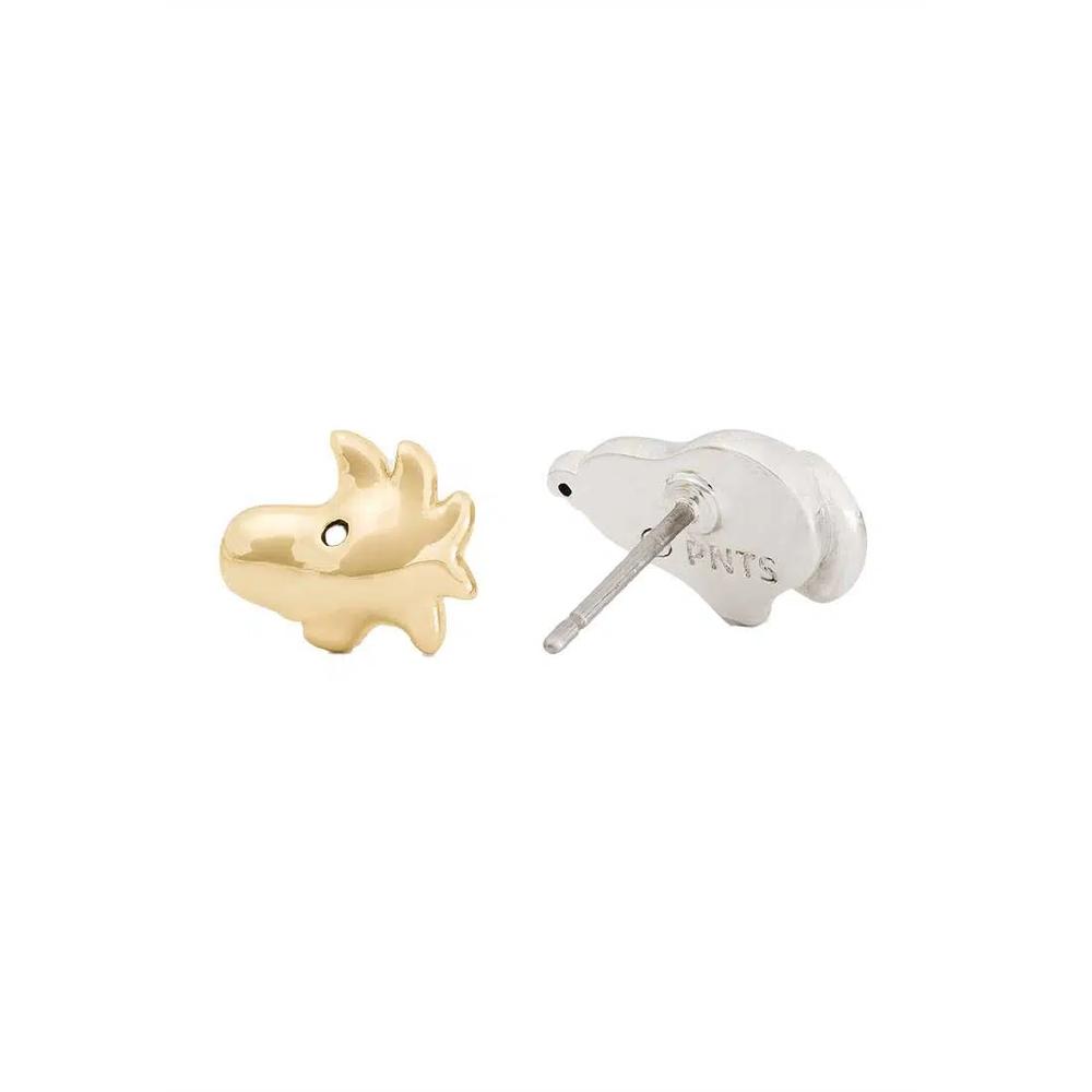 Snoopy Асимметричные серьги-гвоздики Серебро Мульти KN115 2