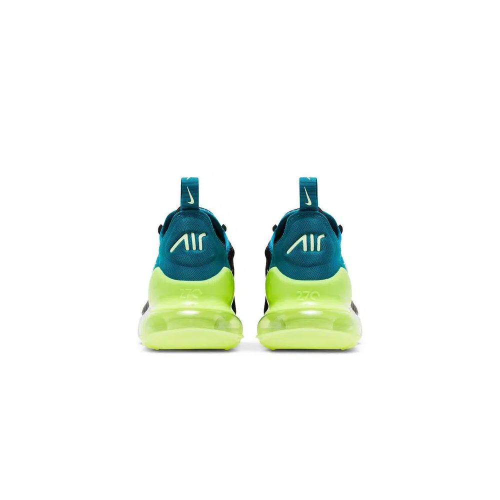 Кроссовки Nike Air Max 270 GS 'Black Bright Spruce Volt' 6