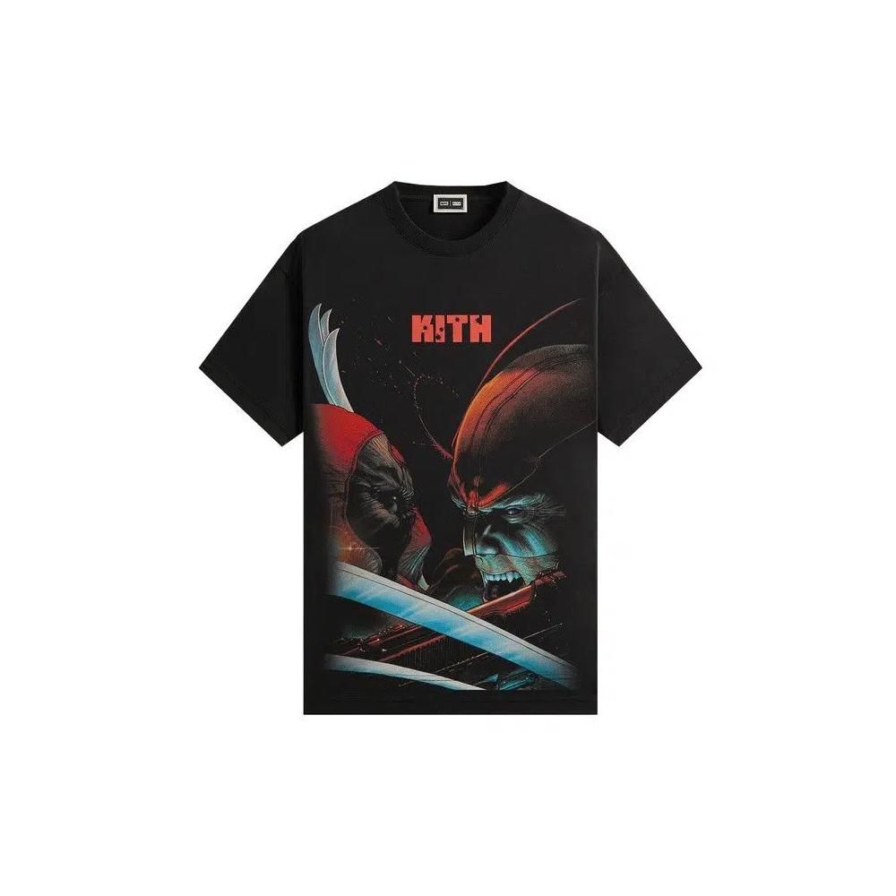 Футболки Kith x Marvel Deadpool Vintage Tee 'Black' 1