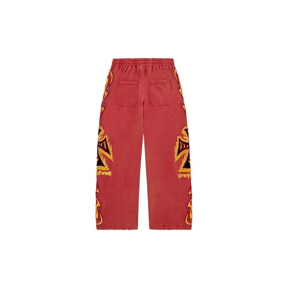 Штаны Vale Forever La Flare Sweats 'Red' 2