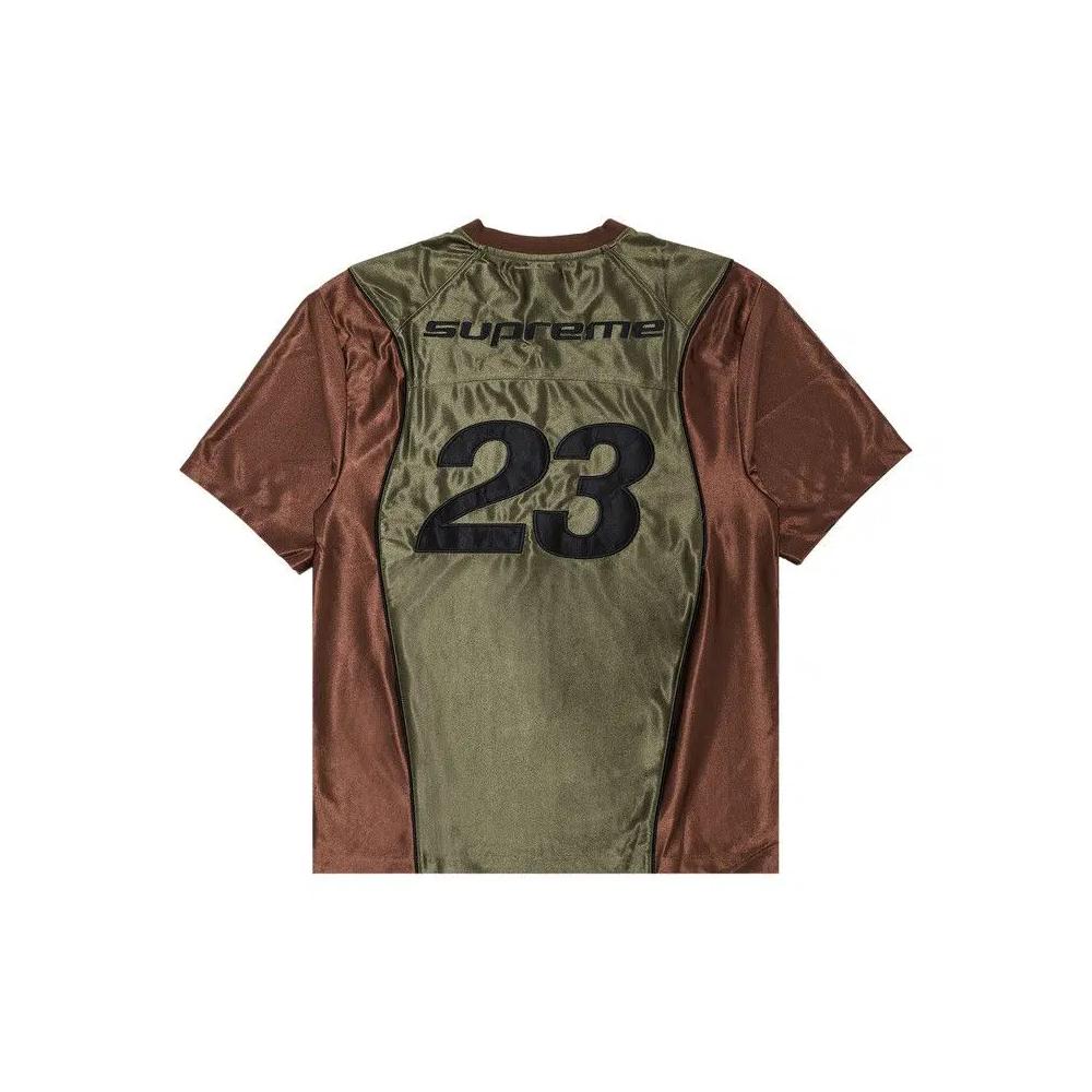 Джерси Supreme x Jordan Warm Up Jersey 'Olive' 2