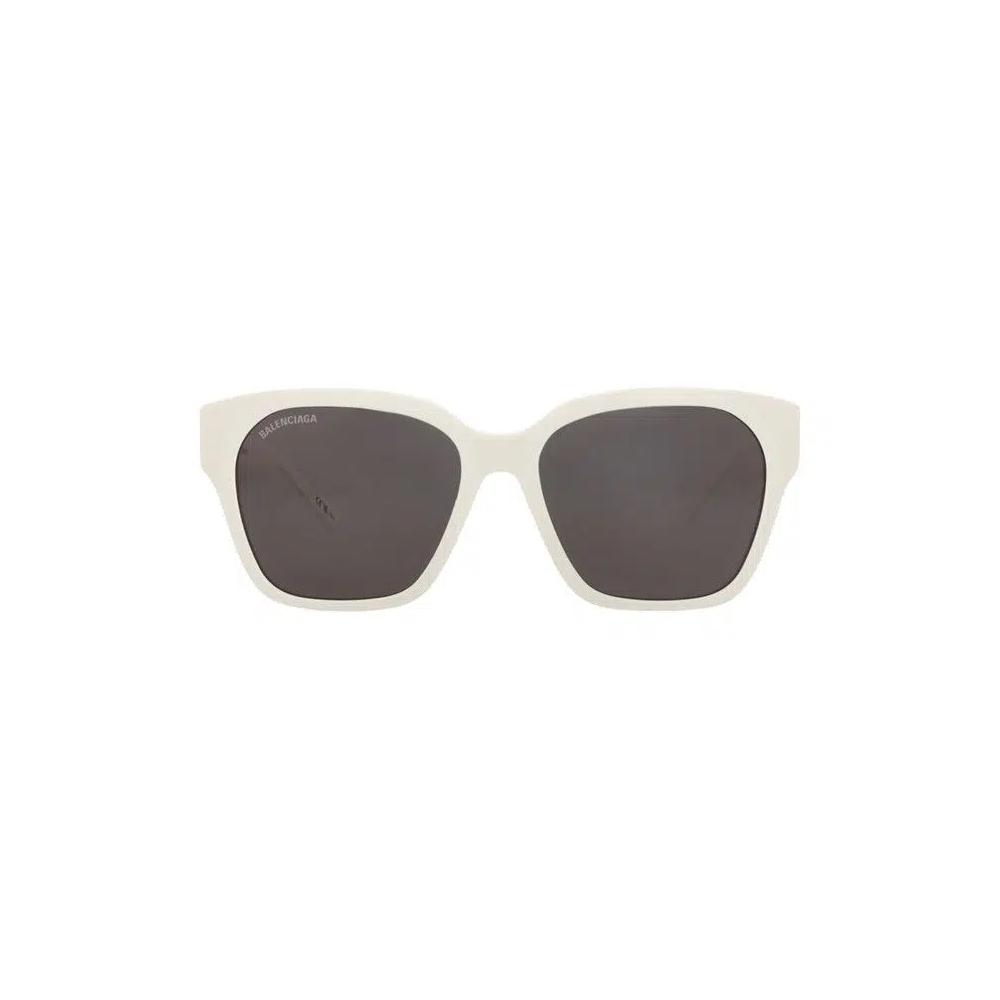 Солнцезащитные очки Balenciaga с квадратной оправой из ацетата 'Ivory/Grey' 2