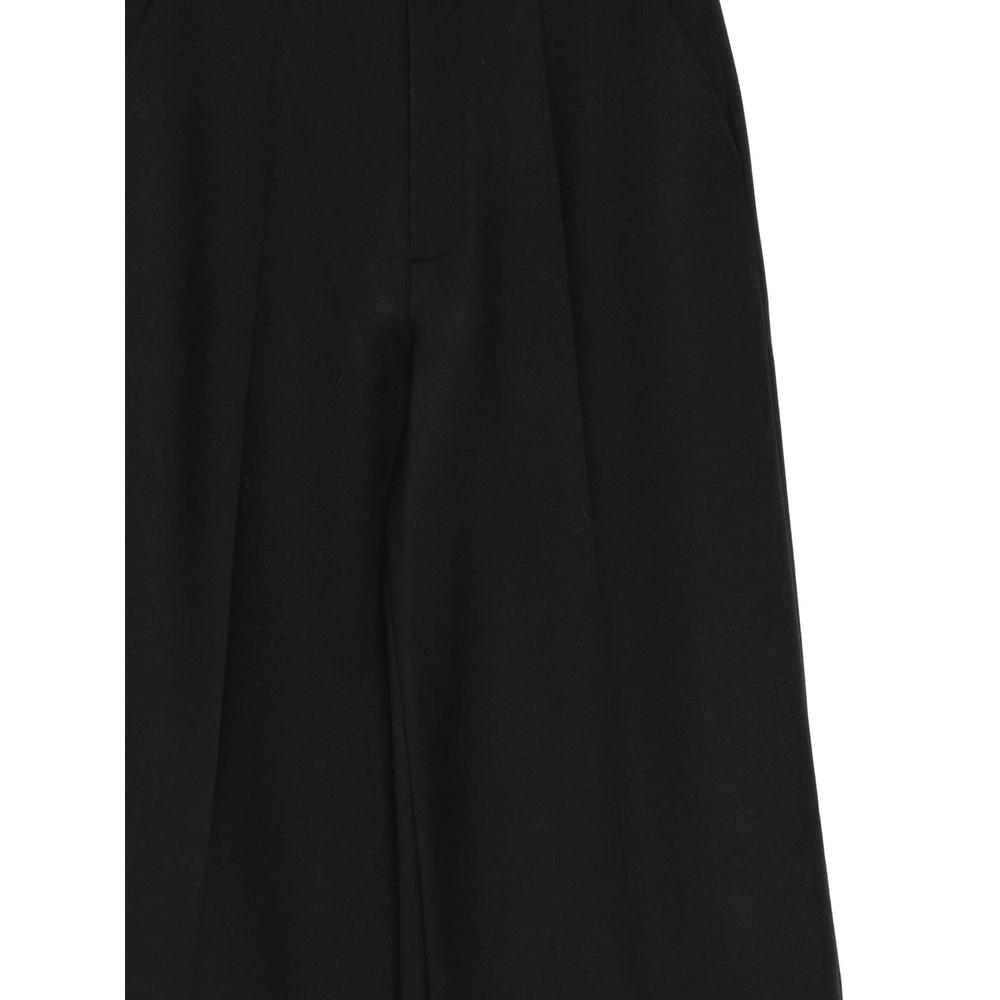 pleated wide-leg trousers 3