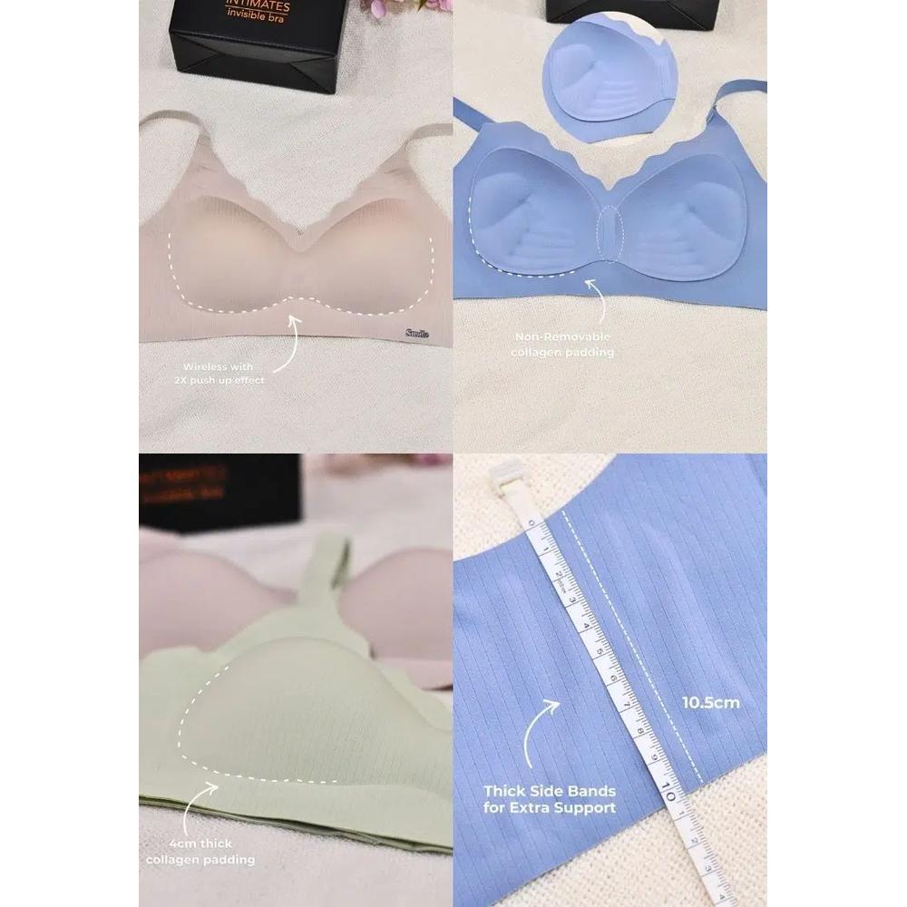 Бюстгальтер Premium Macie Scallop Seamless Wireless Padded Support Bra, бежевый 5